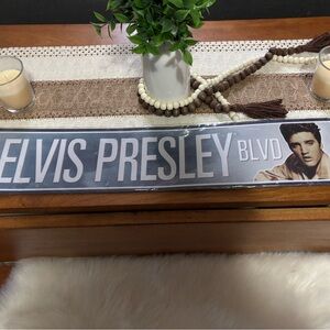 Elvis Presley Street Sign